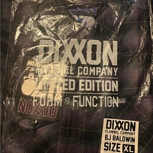 DIXXON Men's Limited Edition Purple Flannel BJ Baldwin 97💀
